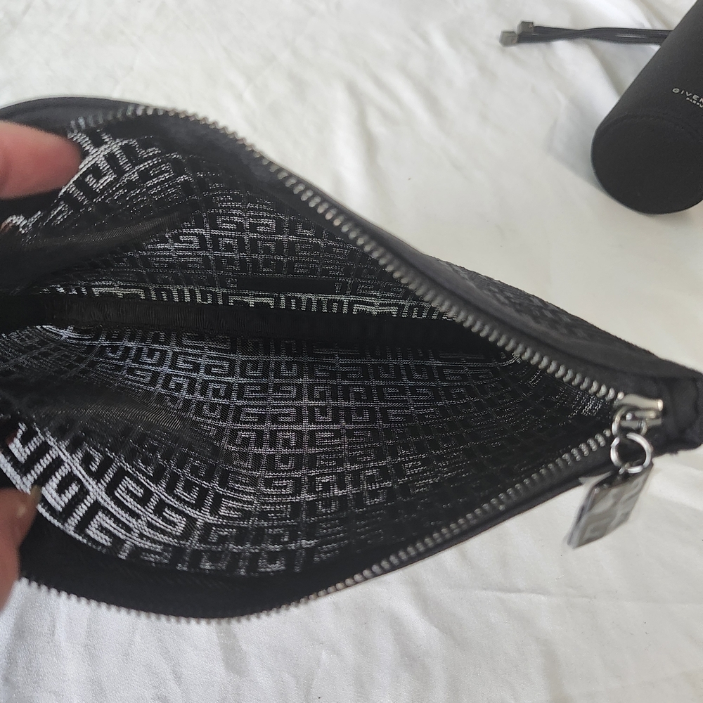 Givenchy Black Embossed Logo Cosmetic Pouch Set - Picture 8 of 8